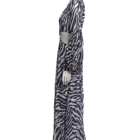 Alexandra Miro Saphira Zebra Cutout Dress - Picture 3 of 8